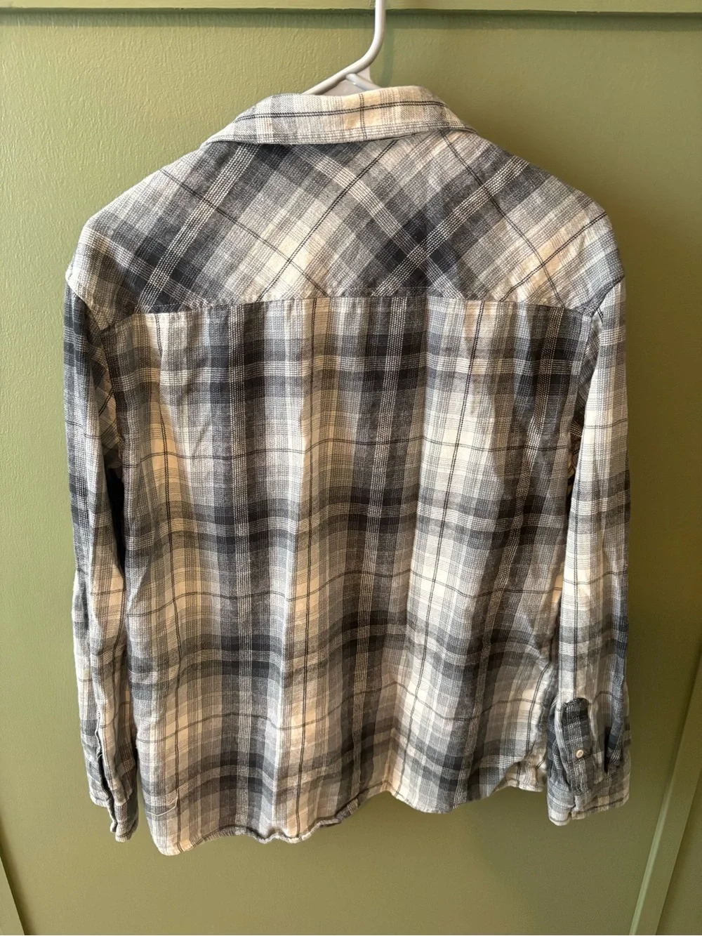 Thereabouts Gray Plaid Button-Down Shirt